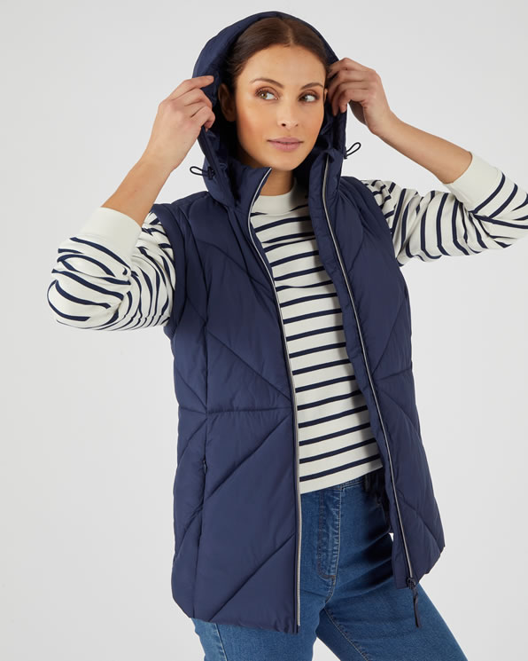 Doudoune matelassee manches amovibles Manteaux vestes Damart Belgique
