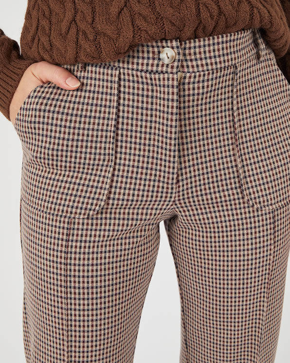 Broek tricot Milano jacquard