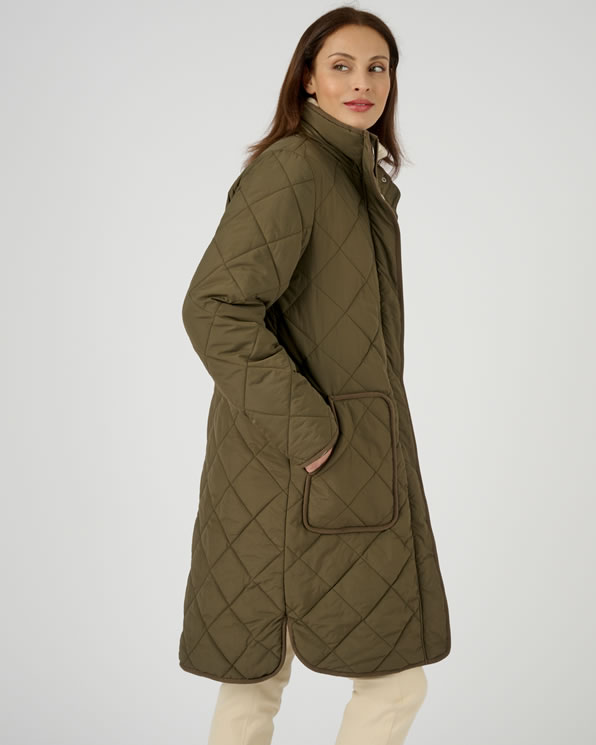 Parka longue matelassée doublée Thermolactyl