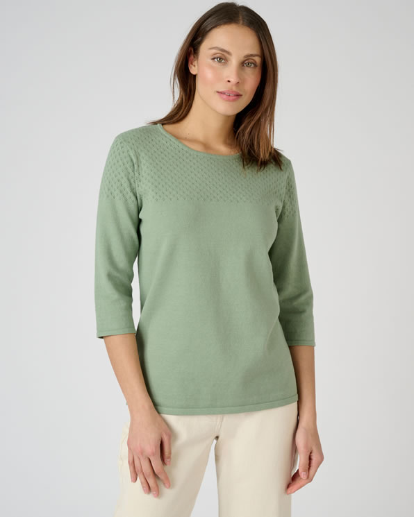 Pull uni et rayé imprimé floral