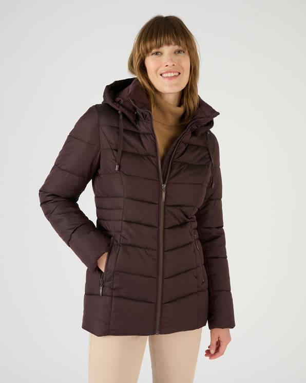 Doudoune deperlante matiere fantaisie Manteaux vestes Damart Belgique