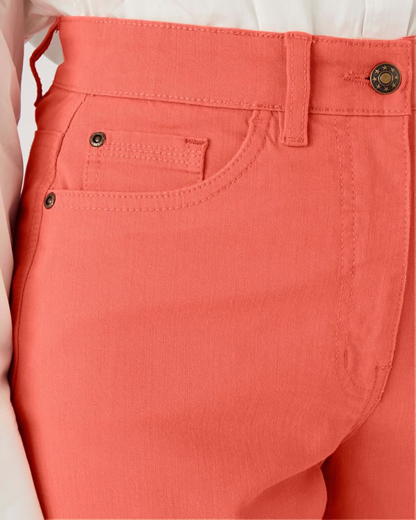 Jean 5 poches Mom taille haute