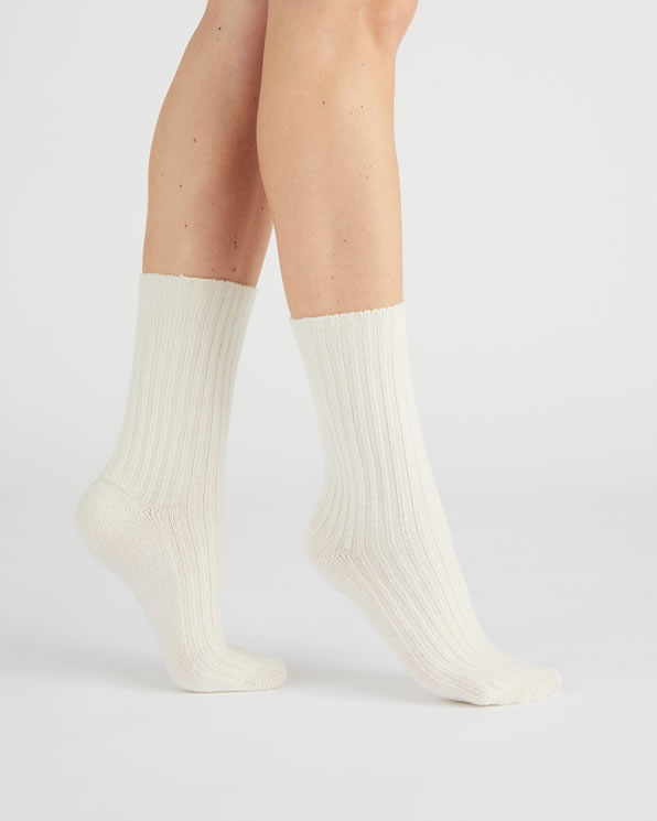Lot de 2 paires de chaussettes maille côtelée Thermolactyl