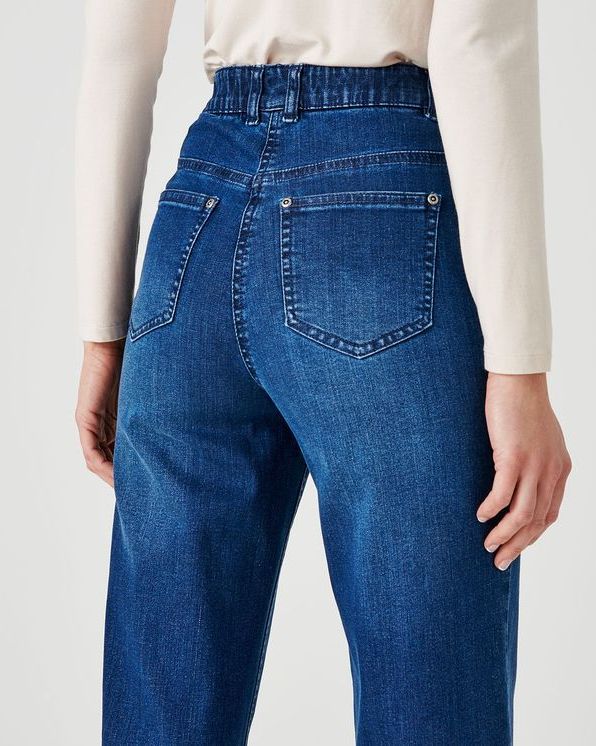 7/8-jeans, wijd 5-pocketmodel