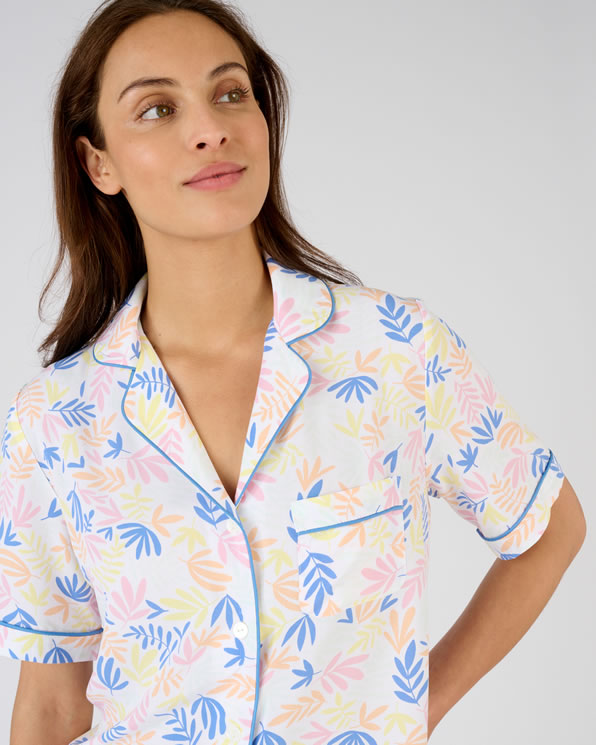 Climatyl pyjamashort met knopen