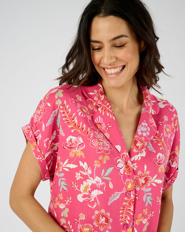 Pyjama van zuivere viscose