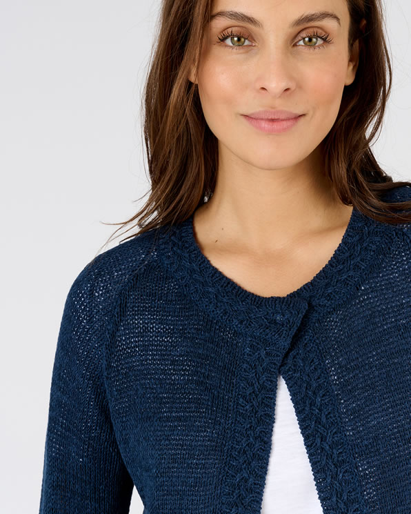 Gilet-boléro maille ruban