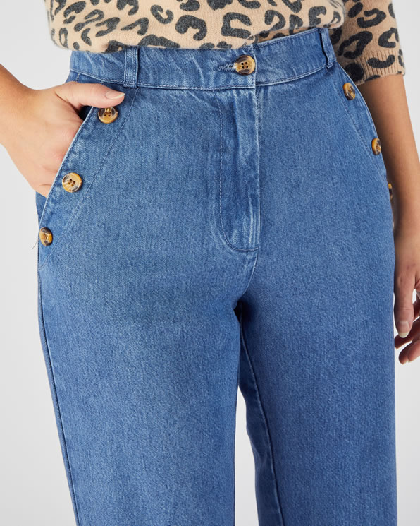 Pantalon mélange fibres Lyocell Tencel™