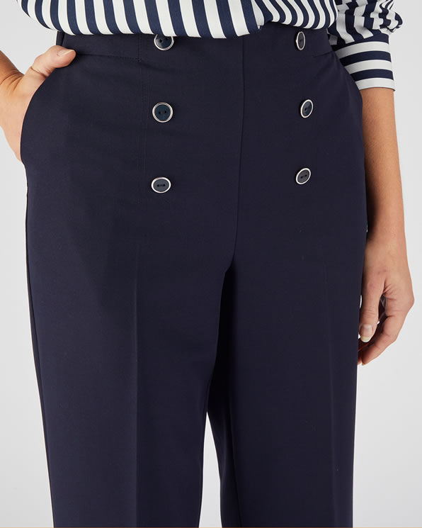 7/8e broek met brugeffect