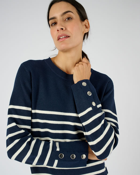 Truijurk in marinière stijl thermolactyl
