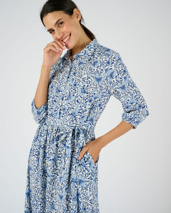 Jurk pure viscose Lenzing™ EcoVero™ vezels