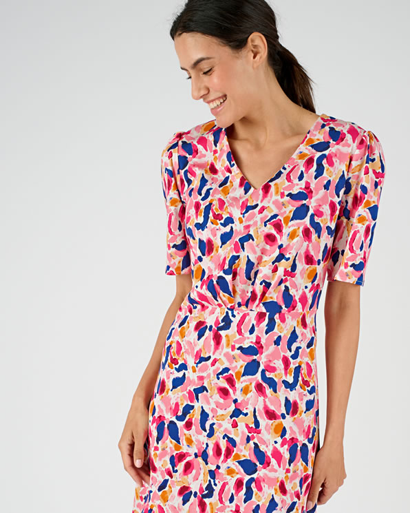 Robe larges plis effet drapé