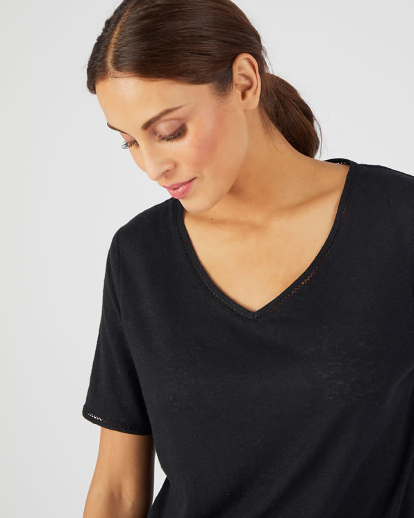 T-shirt avec det