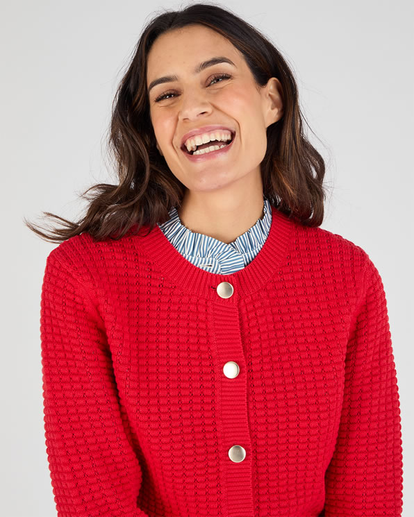 Cardigan pur coton