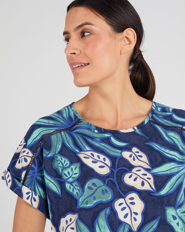 T-shirt imprimé tropical Climatyl