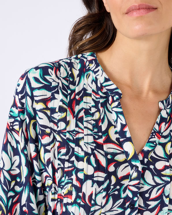 Tunique créponnée pure viscose
