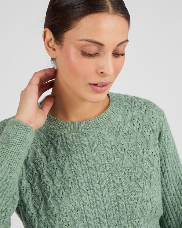 Pull doux jeu de maille Thermolactyl