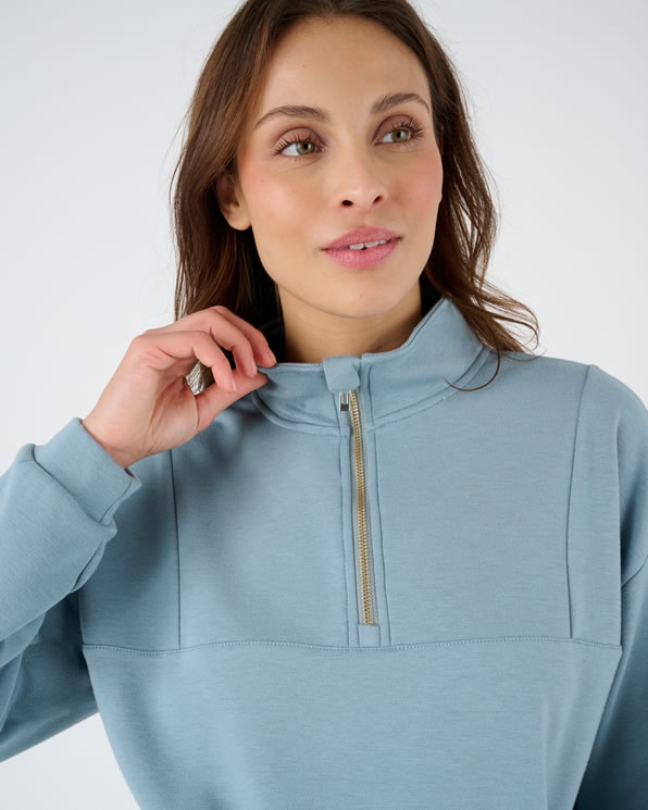 Thermolactyl sweater met geborstelde binnenkant