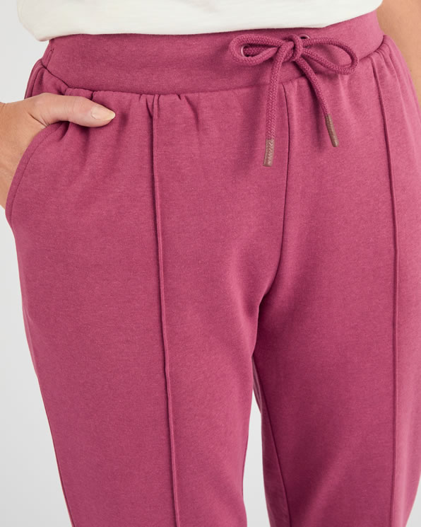 Loungebroek van geborsteld molton