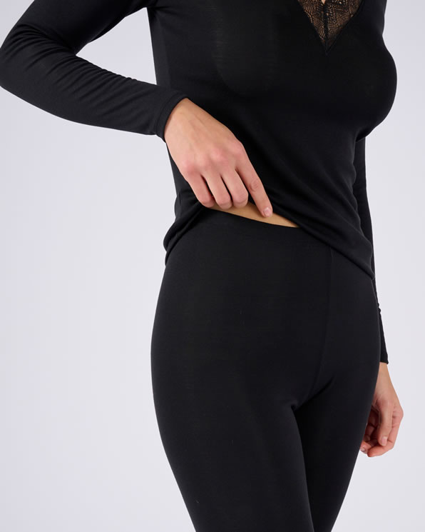 Legging long dentelle Thermolactyl Sensitive