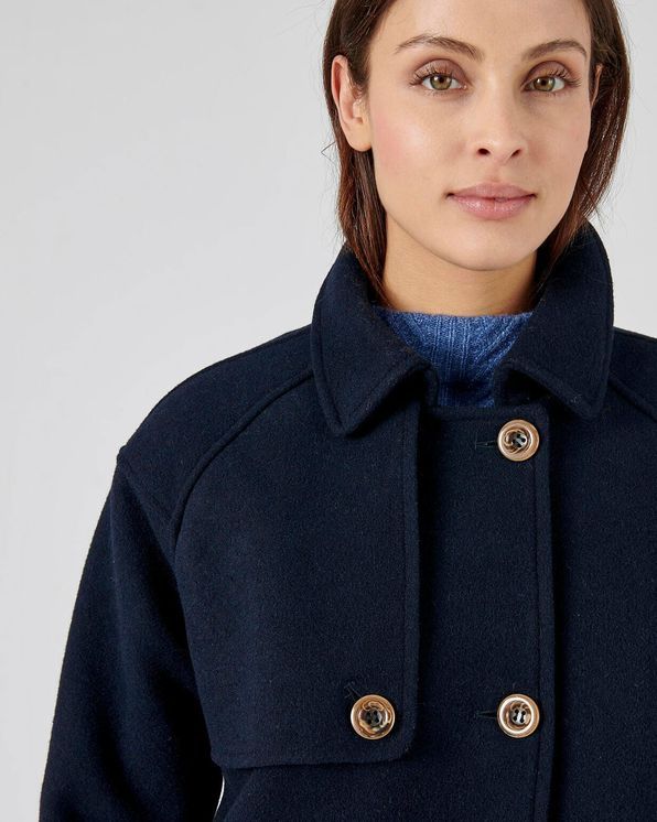Manteau laine mélangée doublé Thermolactyl®