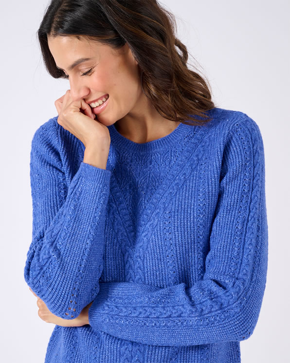 Pull maille fantaisie Thermolactyl