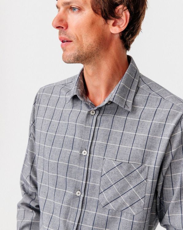 Chemise grattée Thermolactyl carreaux fenêtre