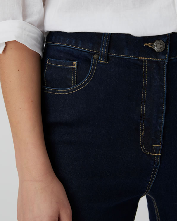 Jeans slim fit met hoge taille Perfect Fit by Damart