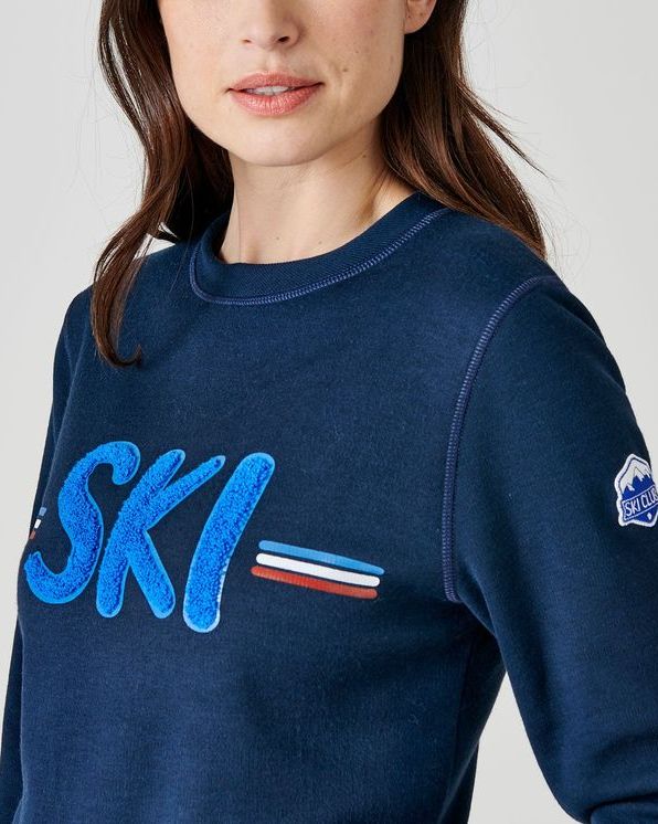 Damessweater SKI in geruwd molton, Thermolactyl®