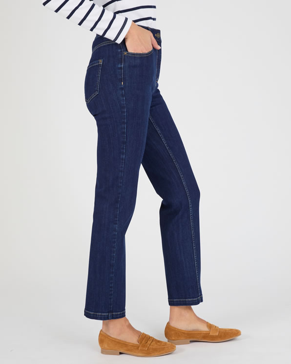 Jeans straight fit 7/8 Perfect Fit by Damart