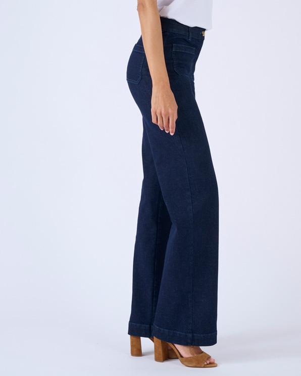 Jeans loose fit opgestikte zakken