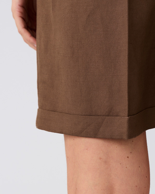 Bermuda mix linnen en viscose