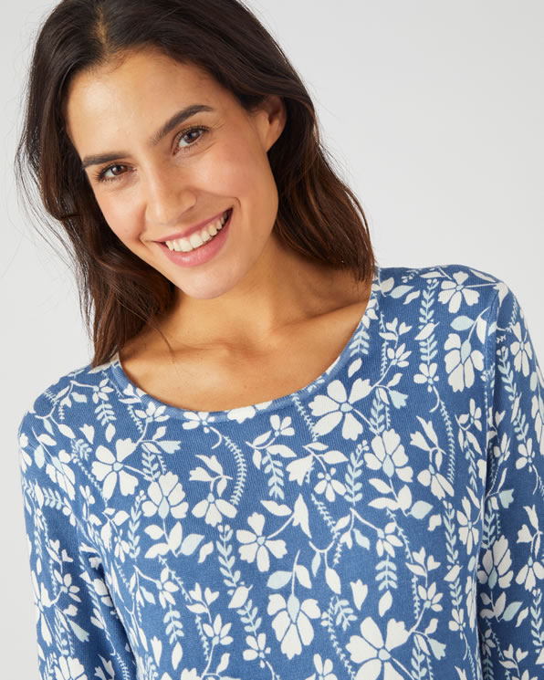 Pull maille fine manches 3/4