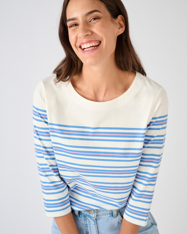 T-shirt marinière pur coton