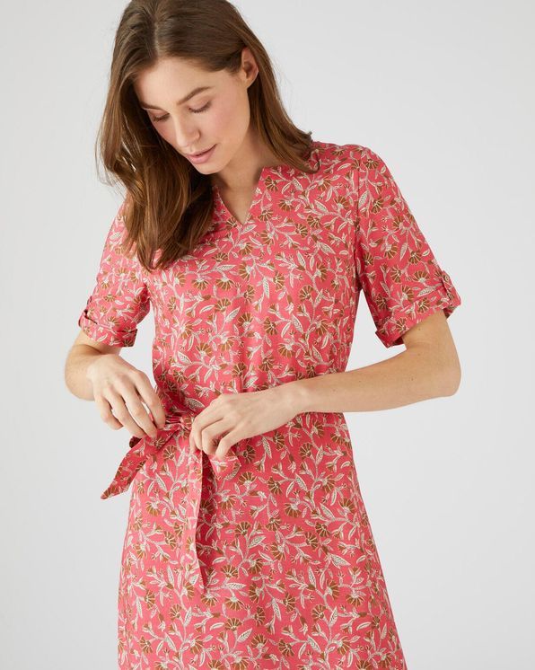 Wijde jurk met print