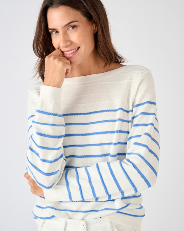 Pull rayures fantaisie