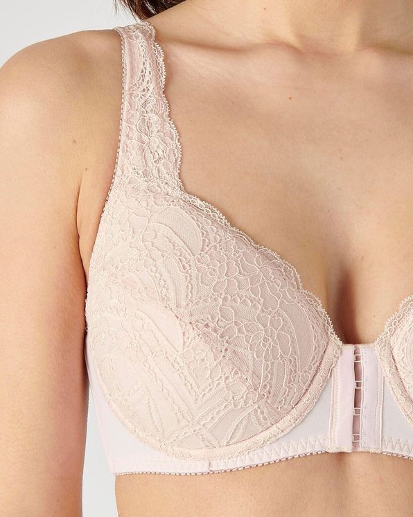 Soutien-gorge post opératoire avec armatures, ouverture devant