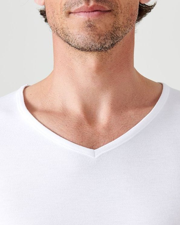T-shirt korte mouwen, V-hals Thermolactyl®