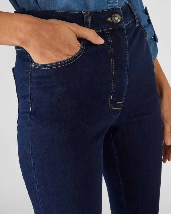 Flared jeans met hoge taille, Perfect Fit by Damart