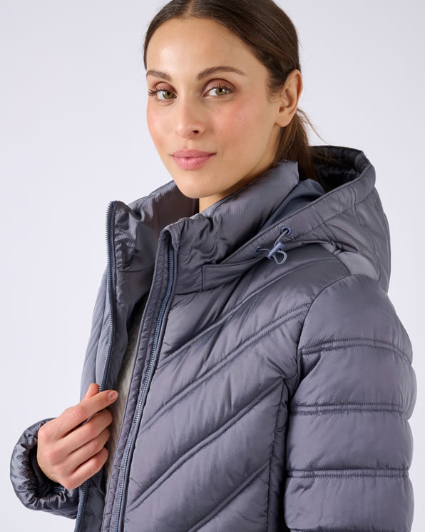 Parka tissu reliéfé Thermolactyl