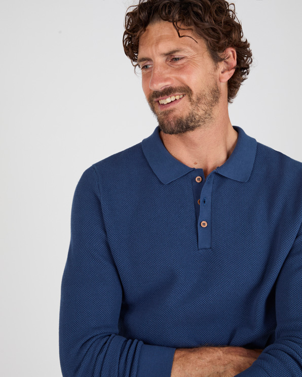 Trui polokraag fantasietricot