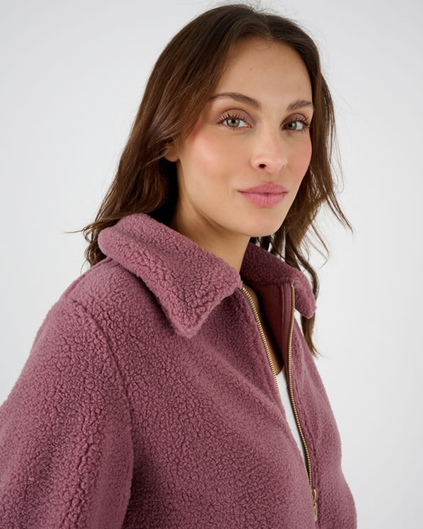 Veste de détente polaire moelleuse