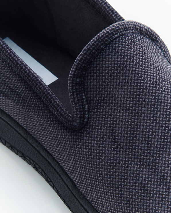 Pantoffels velours heren