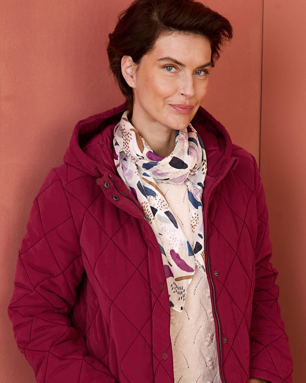 Foulard puur zijde tachistische stijl