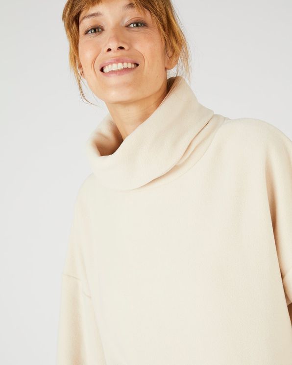 Nachthemd Fleece in gerecycleerd Thermolactyl®