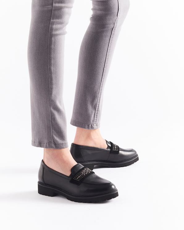 Mocassins détails chaînette Amortyl®