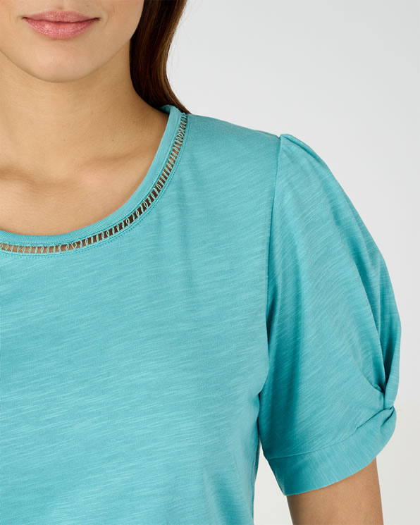 T-shirt tropical coton modal