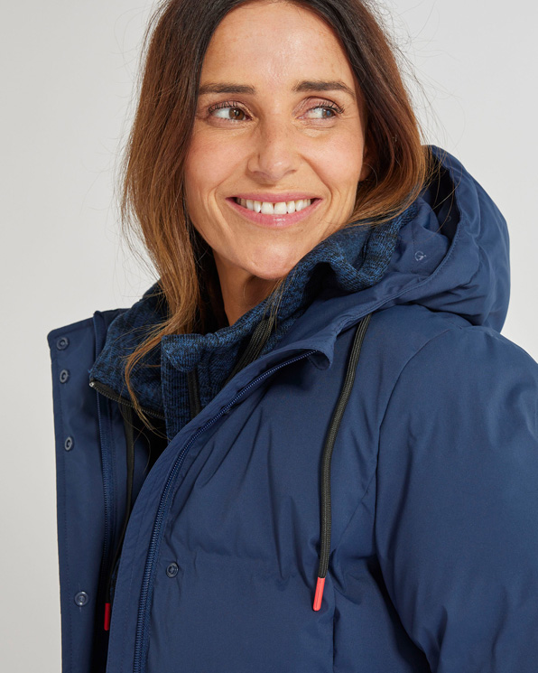 Thermolactyl bodywarmer met capuchon dames