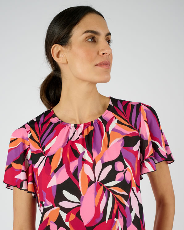 T-shirt manches courtes papillon