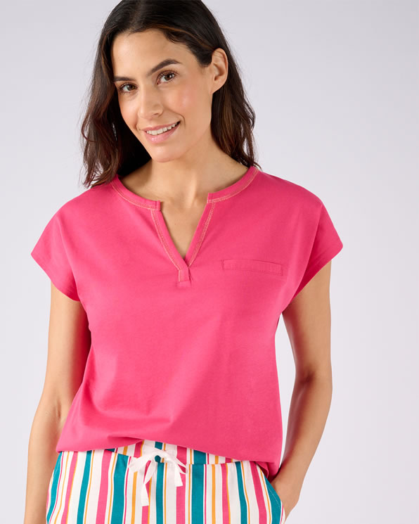 T-shirt de pyjama pur coton